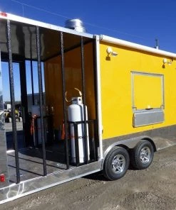 8.5' x 22' Yellow Concession Food Trailer -Cheap Concession Trailers Shop p1200159