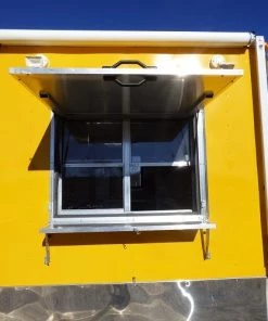 8.5' x 22' Yellow Concession Food Trailer With Appliances -Cheap Concession Trailers Shop p1200164 1