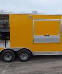 8.5' x 16' Concession Food Trailer Yellow Event Catering 32 8.5' x 16' Concession Food Trailer Yellow Event Catering -Cheap Concession Trailers Shop p1200509