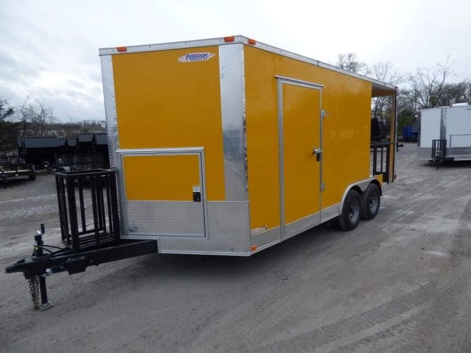 8.5' x 16' Concession Food Trailer Yellow Event Catering 16 8.5' x 16' Concession Food Trailer Yellow Event Catering - Image 16