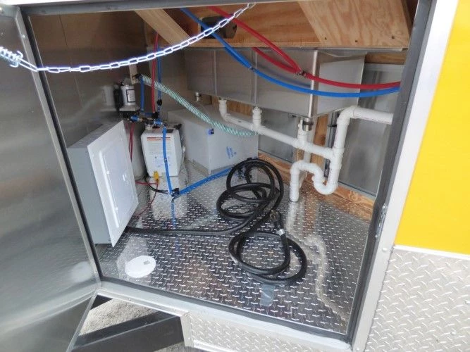 8.5' x 16' Concession Food Trailer Yellow Event Catering 21 8.5' x 16' Concession Food Trailer Yellow Event Catering - Image 21