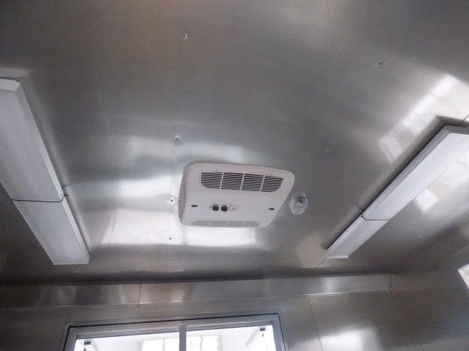 8.5' x 16' Concession Food Trailer Yellow Event Catering 23 8.5' x 16' Concession Food Trailer Yellow Event Catering - Image 23