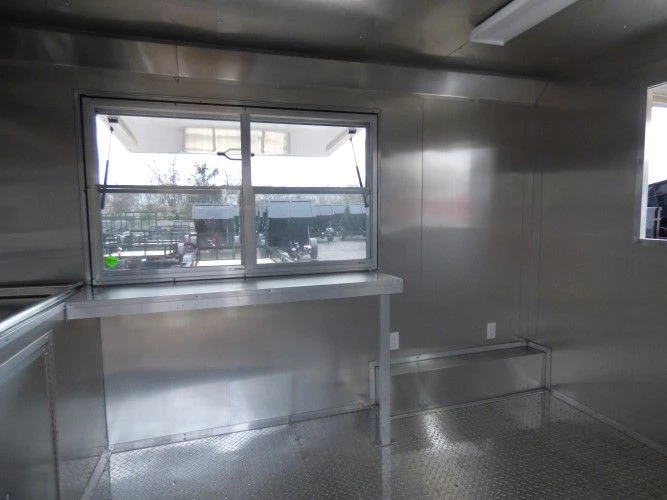 8.5' x 16' Concession Food Trailer Yellow Event Catering 12 8.5' x 16' Concession Food Trailer Yellow Event Catering - Image 12