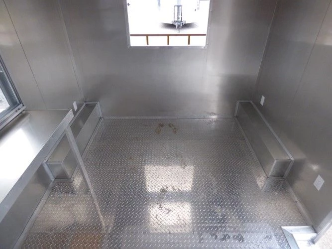 8.5' x 16' Concession Food Trailer Yellow Event Catering 11 8.5' x 16' Concession Food Trailer Yellow Event Catering - Image 11