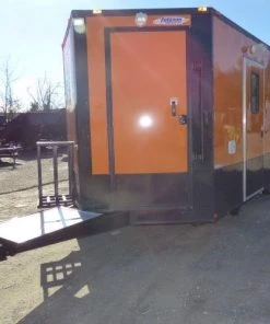 8.5' x 26' Concession Food Trailer Orange Event Catering -Cheap Concession Trailers Shop p1200796