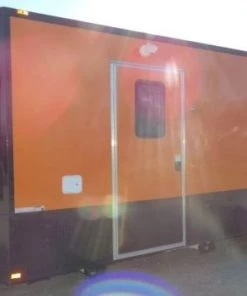 8.5' x 26' Concession Food Trailer Orange Event Catering -Cheap Concession Trailers Shop p1200797
