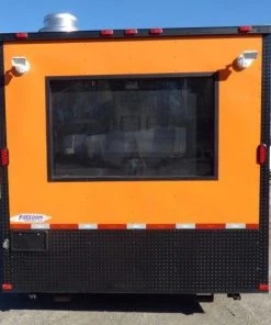 8.5' x 26' Concession Food Trailer Orange Event Catering -Cheap Concession Trailers Shop p1200801