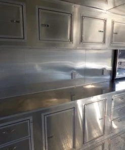 8.5' x 26' Concession Food Trailer Orange Event Catering -Cheap Concession Trailers Shop p1200815