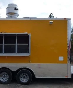 8.5' x 14' Concession Food Trailer Yellow Event Catering -Cheap Concession Trailers Shop p1230161