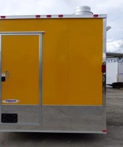 8.5' x 14' Concession Food Trailer Yellow Event Catering -Cheap Concession Trailers Shop p1230164