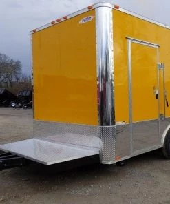 8.5' x 14' Concession Food Trailer Yellow Event Catering -Cheap Concession Trailers Shop p1230168
