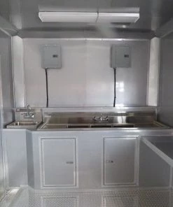 8.5' x 14' Concession Food Trailer Yellow Event Catering -Cheap Concession Trailers Shop p1230175