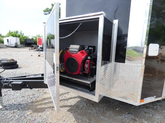 8.5' x 20' Concession Food Trailer Black Pizza Event Catering 40 8.5' x 20' Concession Food Trailer Black Pizza Event Catering - Image 40