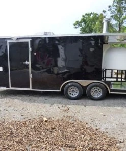 8.5' x 20' Concession Food Trailer Black Pizza Event Catering 67 8.5' x 20' Concession Food Trailer Black Pizza Event Catering -Cheap Concession Trailers Shop p1240265