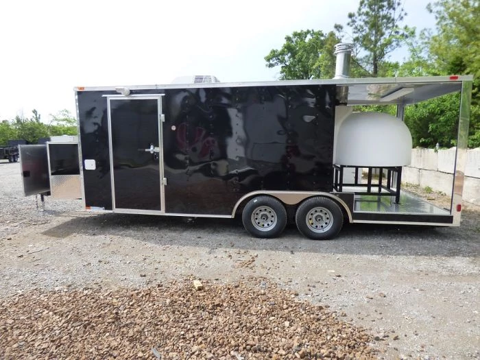 8.5' x 20' Concession Food Trailer Black Pizza Event Catering 6 8.5' x 20' Concession Food Trailer Black Pizza Event Catering - Image 6