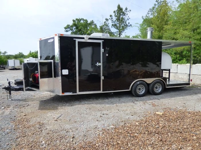 8.5' x 20' Concession Food Trailer Black Pizza Event Catering 9 8.5' x 20' Concession Food Trailer Black Pizza Event Catering - Image 9