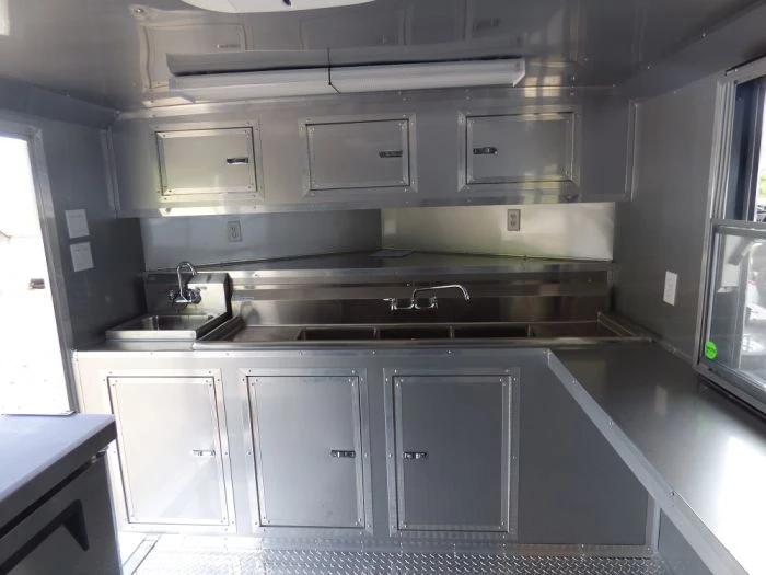 8.5' x 20' Concession Food Trailer Black Pizza Event Catering 46 8.5' x 20' Concession Food Trailer Black Pizza Event Catering - Image 46