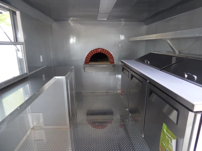 8.5' x 20' Concession Food Trailer Black Pizza Event Catering 25 8.5' x 20' Concession Food Trailer Black Pizza Event Catering - Image 25