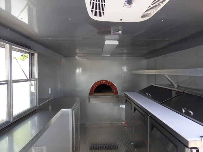 8.5' x 20' Concession Food Trailer Black Pizza Event Catering 21 8.5' x 20' Concession Food Trailer Black Pizza Event Catering - Image 21