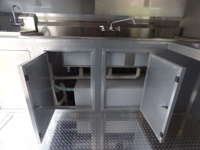 8.5' x 20' Concession Food Trailer Black Pizza Event Catering 2 8.5' x 20' Concession Food Trailer Black Pizza Event Catering - Image 2