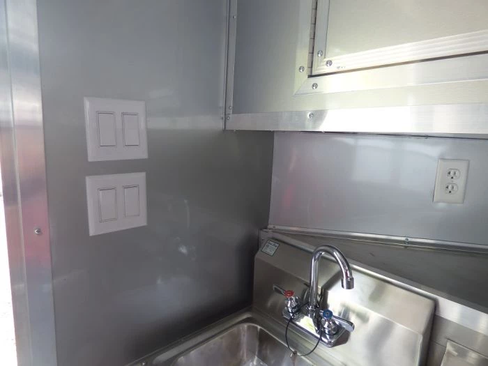 8.5' x 20' Concession Food Trailer Black Pizza Event Catering 3 8.5' x 20' Concession Food Trailer Black Pizza Event Catering - Image 3