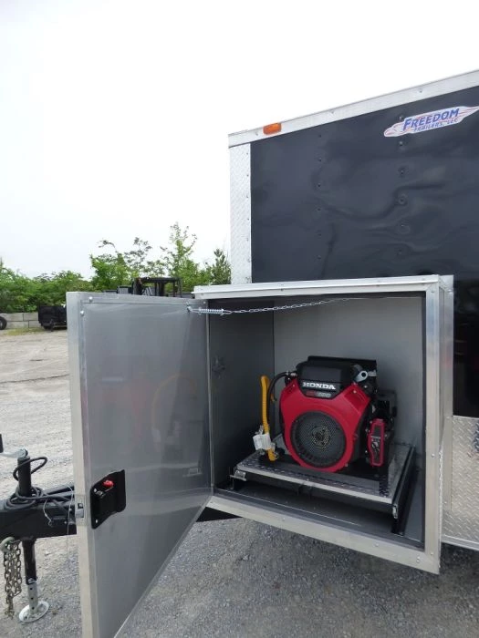 8.5' x 20' Concession Food Trailer Black Pizza Event Catering 23 8.5' x 20' Concession Food Trailer Black Pizza Event Catering - Image 23