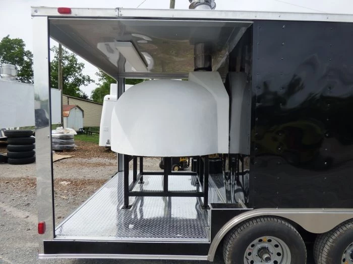 8.5' x 20' Concession Food Trailer Black Pizza Event Catering 53 8.5' x 20' Concession Food Trailer Black Pizza Event Catering - Image 53