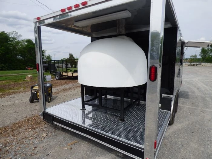 8.5' x 20' Concession Food Trailer Black Pizza Event Catering 58 8.5' x 20' Concession Food Trailer Black Pizza Event Catering - Image 58