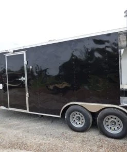 8.5' x 20' Concession Food Trailer Black Pizza Event Catering 79 8.5' x 20' Concession Food Trailer Black Pizza Event Catering -Cheap Concession Trailers Shop p1240318