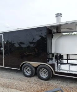 8.5' x 20' Concession Food Trailer Black Pizza Event Catering 75 8.5' x 20' Concession Food Trailer Black Pizza Event Catering -Cheap Concession Trailers Shop p1240319
