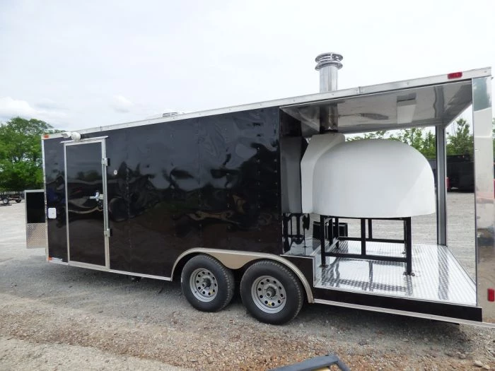 8.5' x 20' Concession Food Trailer Black Pizza Event Catering 14 8.5' x 20' Concession Food Trailer Black Pizza Event Catering - Image 14