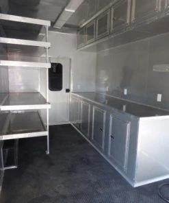 8.5' x 24' Concession Food Trailer Charcoal Grey Event Catering -Cheap Concession Trailers Shop p1250276edited