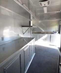 8.5' x 24' Concession Food Trailer Charcoal Grey Event Catering -Cheap Concession Trailers Shop p1250281edited