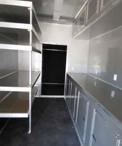 8.5' x 24' Concession Food Trailer Charcoal Grey Event Catering -Cheap Concession Trailers Shop p1250282edited