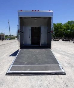 8.5' x 24' Concession Food Trailer Charcoal Grey Event Catering -Cheap Concession Trailers Shop p1250418edited