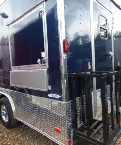 8.5' x 20' Concession Food Trailer Indigo Blue Event Catering -Cheap Concession Trailers Shop p1270256