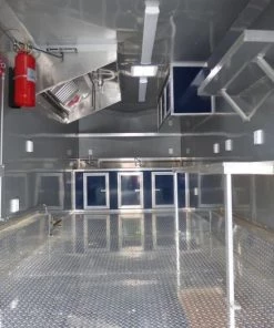 8.5' x 20' Concession Food Trailer Indigo Blue Event Catering -Cheap Concession Trailers Shop p1270263