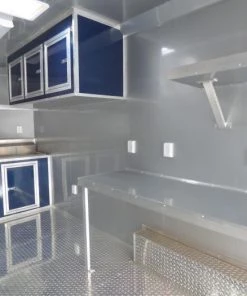 8.5' x 20' Concession Food Trailer Indigo Blue Event Catering -Cheap Concession Trailers Shop p1270274