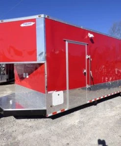 8.5' X 30' Concession Food Trailer Victory Red -Cheap Concession Trailers Shop p1290882