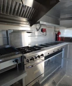 8.5' x 24' Concession Food Trailer Black Event Catering -Cheap Concession Trailers Shop p1300055