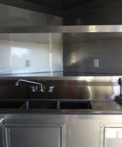 8.5' x 24' Concession Food Trailer Black Event Catering -Cheap Concession Trailers Shop p1300057