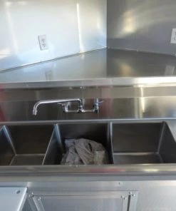 8.5' x 24' Concession Food Trailer Black Event Catering -Cheap Concession Trailers Shop p1300058