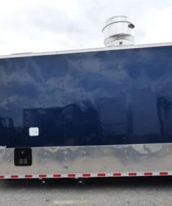 8.5' x 28' Concession Food Trailer Blue -Cheap Concession Trailers Shop p1300129