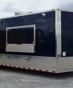 8.5' x 28' Concession Food Trailer Blue -Cheap Concession Trailers Shop p1300134