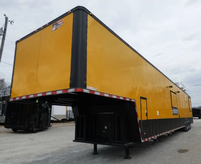 8.5' x 52' Concession Food Trailer Gooseneck Yellow 31 8.5' x 52' Concession Food Trailer Gooseneck Yellow - Image 31