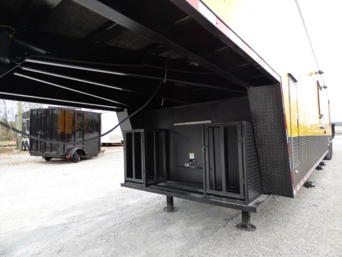 8.5' x 52' Concession Food Trailer Gooseneck Yellow 26 8.5' x 52' Concession Food Trailer Gooseneck Yellow - Image 26