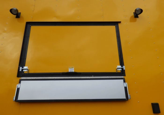 8.5' x 52' Concession Food Trailer Gooseneck Yellow 3 8.5' x 52' Concession Food Trailer Gooseneck Yellow - Image 3