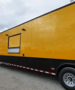 8.5' x 52' Concession Food Trailer Gooseneck Yellow 72 8.5' x 52' Concession Food Trailer Gooseneck Yellow -Cheap Concession Trailers Shop p1300169 1