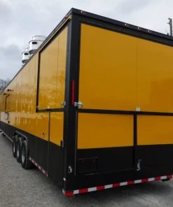 8.5' x 52' Concession Food Trailer Gooseneck Yellow 45 8.5' x 52' Concession Food Trailer Gooseneck Yellow -Cheap Concession Trailers Shop p1300170 1