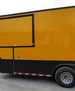 8.5' x 52' Concession Food Trailer Gooseneck Yellow 50 8.5' x 52' Concession Food Trailer Gooseneck Yellow -Cheap Concession Trailers Shop p1300173 1